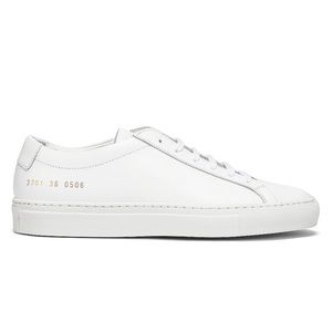 UNWORN Common Projects White Leather Achilles Low Sneakers (Women)
